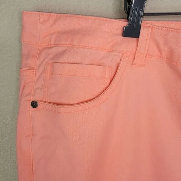 Lane Bryant Neon Summer Capri Pants Size 26 - Picture 3 of 5